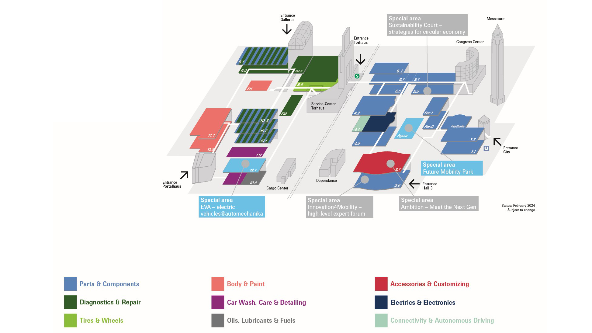 Ground plan Automechanika 2024