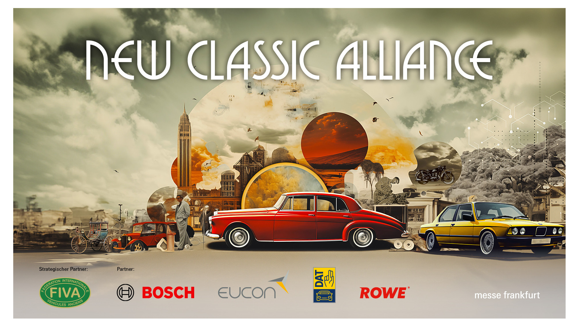 Key Visual Classic Cars zur Automechanika in Frankfurt am Main