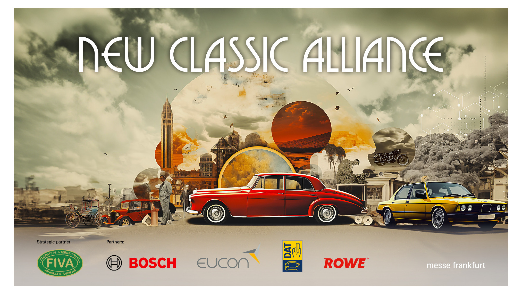 Key Visual Classic Cars zur Automechanika in Frankfurt am Main