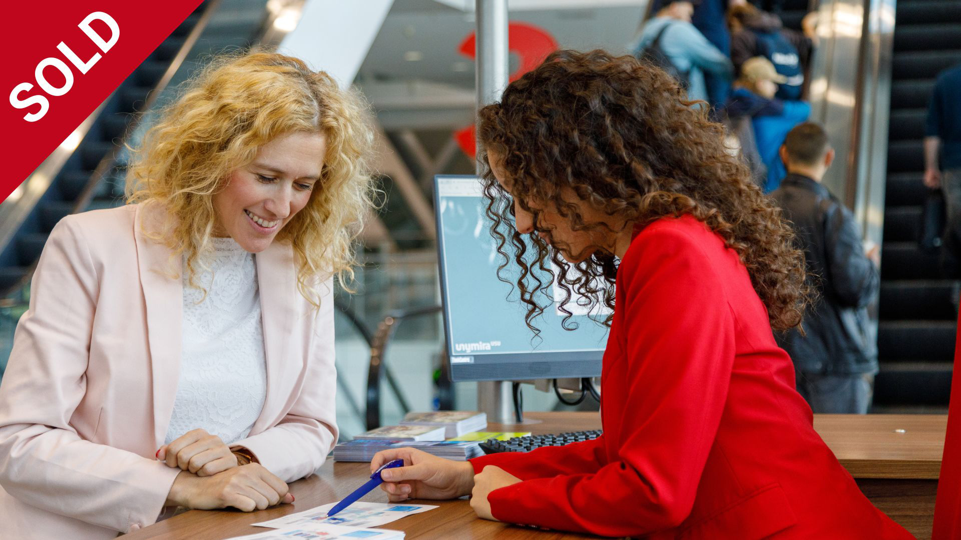 Automechanika visitors with Compass Block