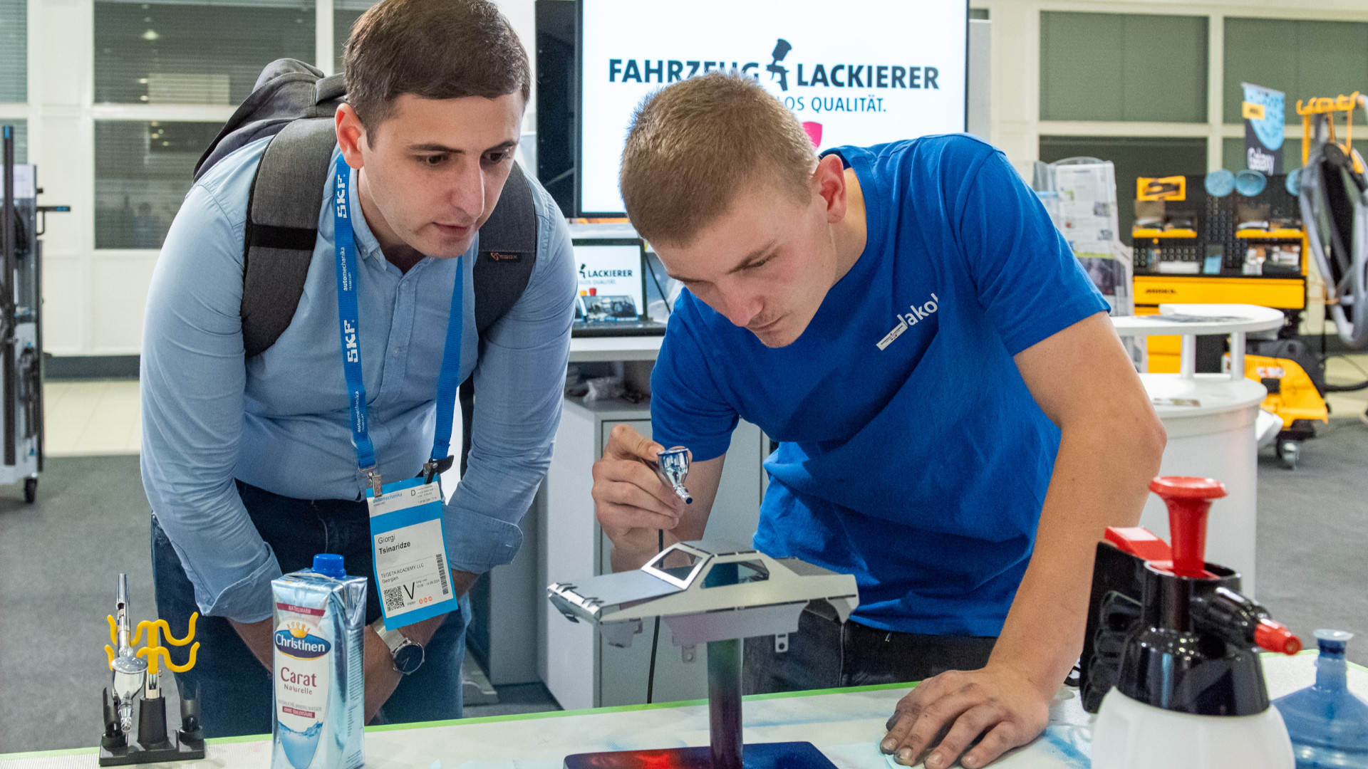 Automechanika Besucher mit Ticket