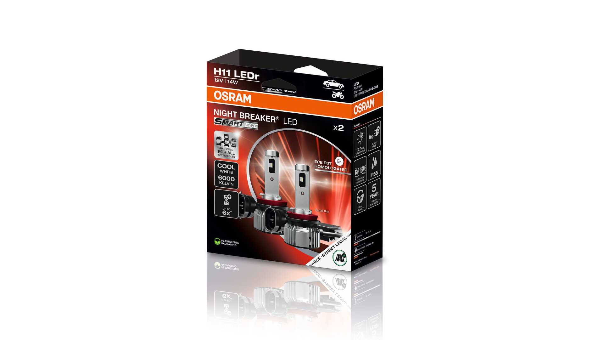 NIGHT BREAKER LED SMART ECE H11