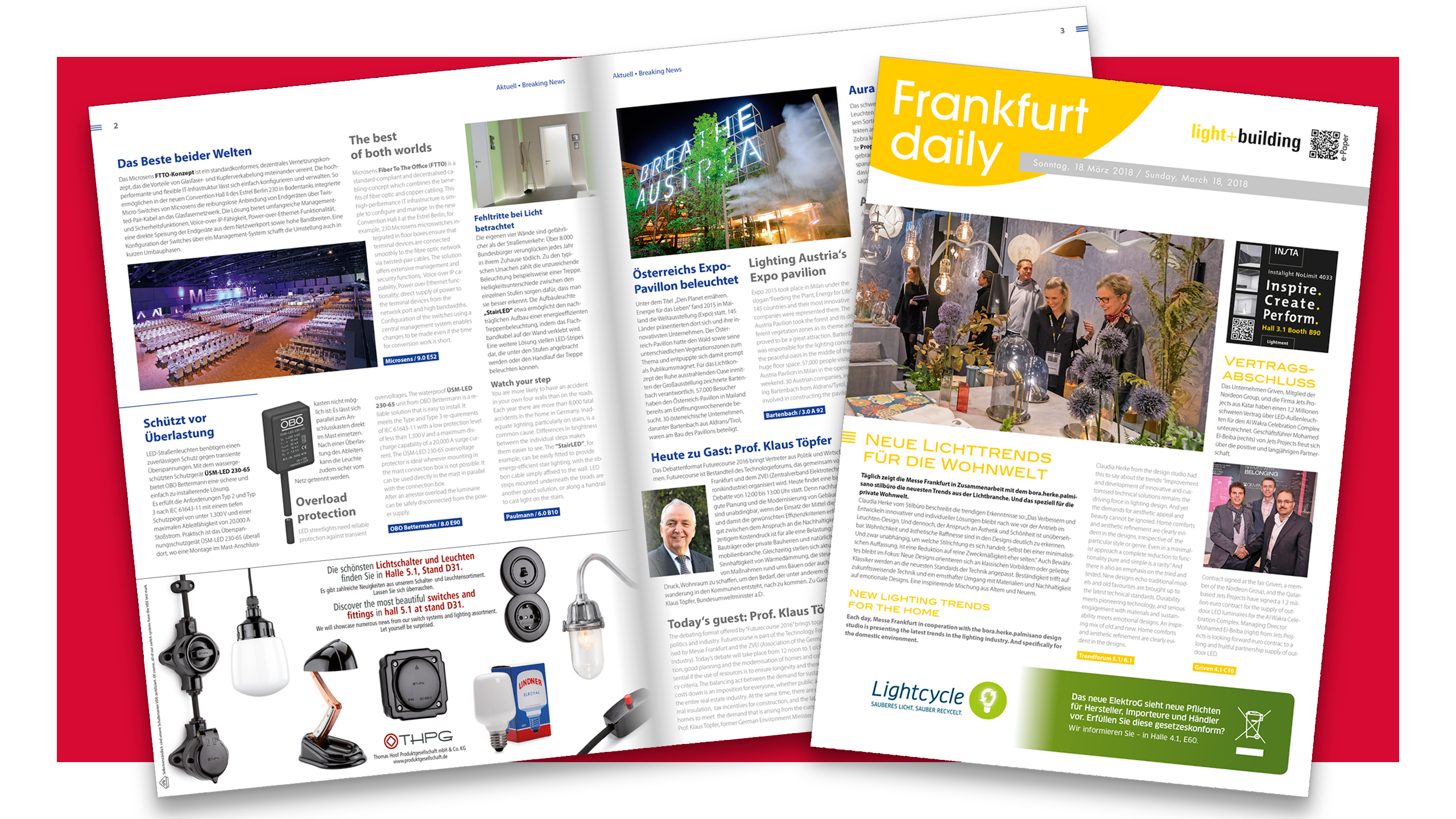 Your advertising opportunities Frankfurt daily